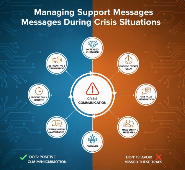 Managing Support Messages During Crisis Situations