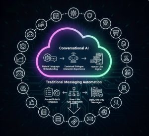 Conversational AI vs. Traditional Messaging Automation