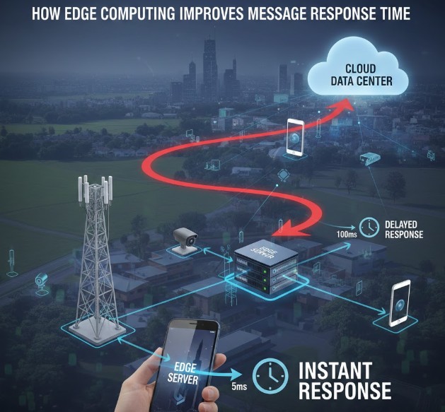 How Edge Computing Improves Message Response Time