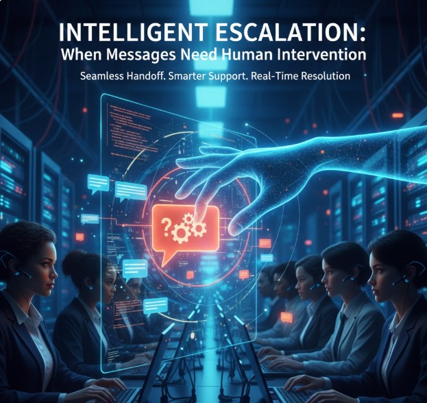 Intelligent Escalation When Messages Need Human Intervention