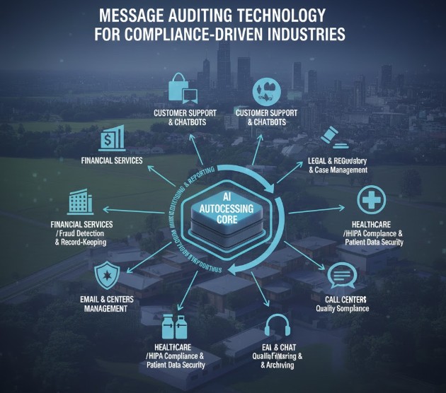 Message Auditing Technology for Compliance-Driven Industries