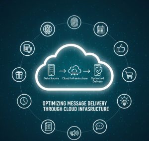 Message Delivery Through Cloud Infrastructure