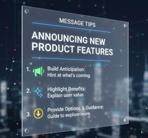 Message Tips for Announcing New Product Features