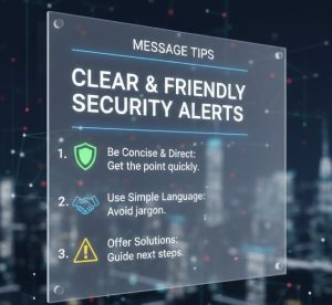 Message Tips for Clear and Friendly Security Alerts