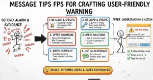 Message Tips for Crafting User-Friendly Warnings