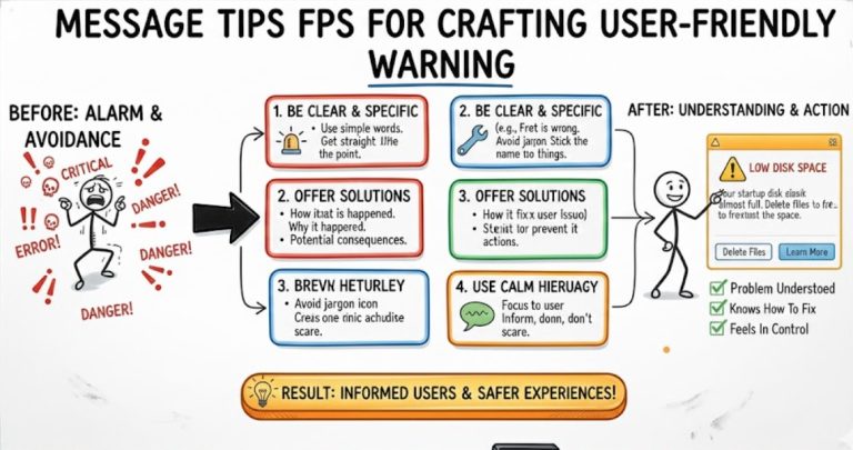 Message Tips for Crafting User-Friendly Warnings