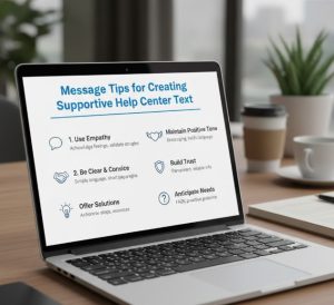 Message Tips for Creating Supportive Help Center Text