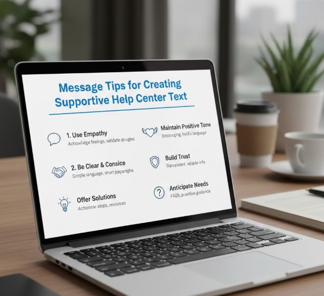 Message Tips for Creating Supportive Help Center Text