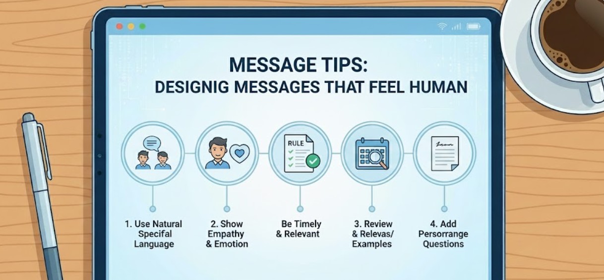 Message Tips for Designing Messages That Feel Human