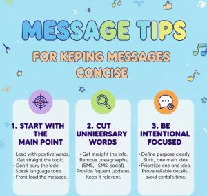 Message Tips for Keeping Messages Concise