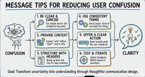 Message Tips for Reducing User Confusion 