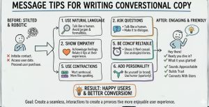 Message Tips for Writing Conversational Copy
