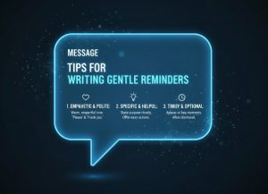 Message Tips for Writing Gentle Reminders