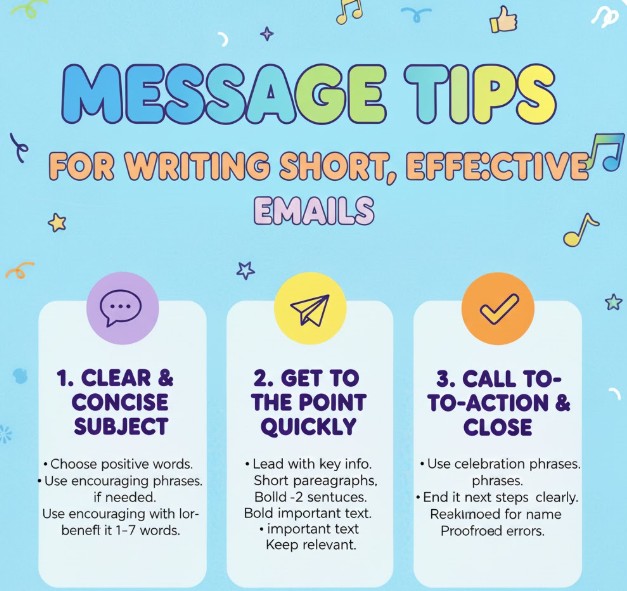 Message Tips for Writing Concise Emails