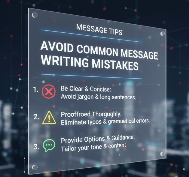 Message Tips to Avoid Common Message Writing Mistakes