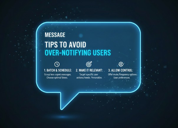 Message Tips to Avoid Over-Notifying Users