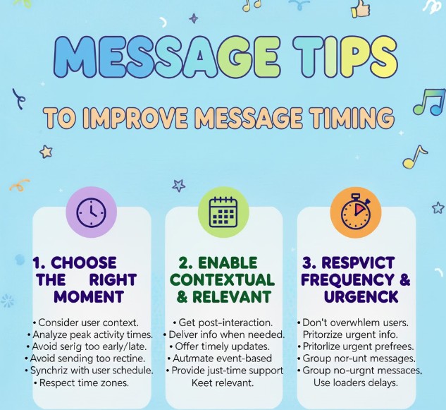 Message Tips to Improve Message Timing