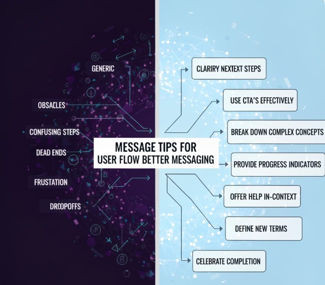 Message Tips to Improve User Flow Through Better Messaging