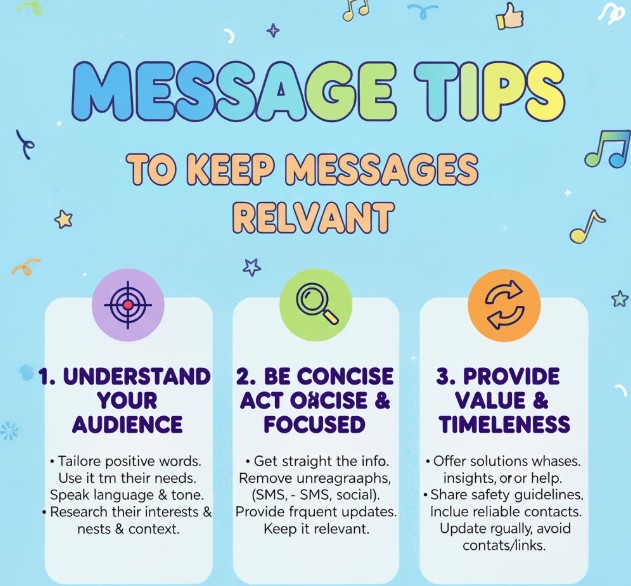 Message Tips to Keep Messages Relevant