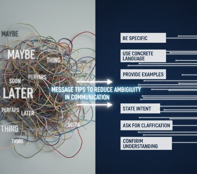 Message Tips to Reduce Ambiguity in Communication