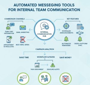 Automated Messaging Tools for Internal Team Communication