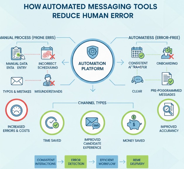 How Automated Messaging Tools Reduce Human Error