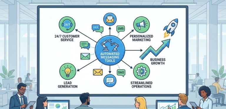 How Automated Messaging Tools Support Business Growth