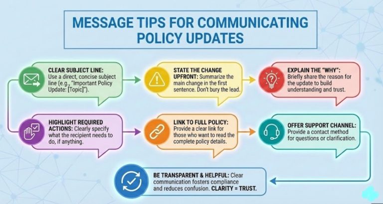 Message Tips for Communicating Policy Updates