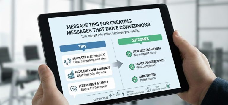 Message Tips for Creating Messages That Drive Conversions