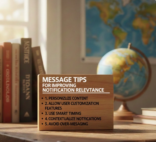 Message Tips for Improving Notification Relevance