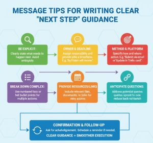 Message Tips for Writing Clear “Next Step” Guidance