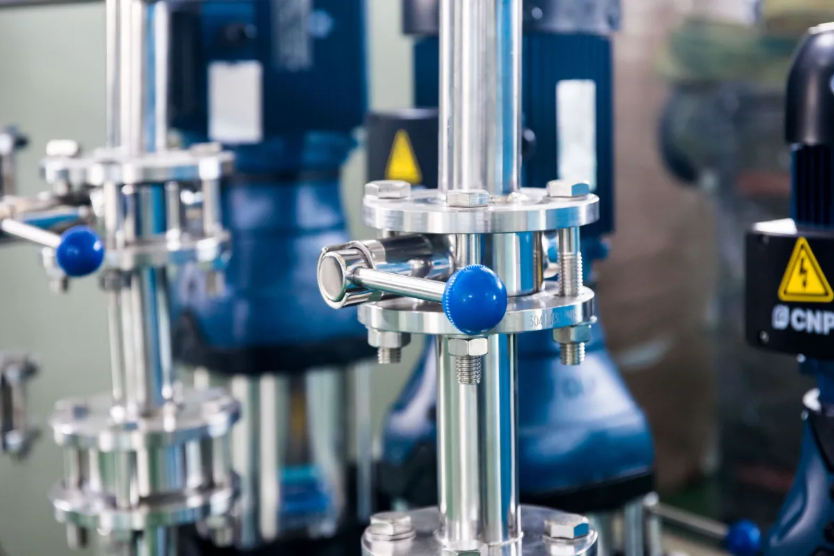New modern metal tool was installed in factory building to obtain better production results New modern metal tool was installed in factory building to obtain better production results